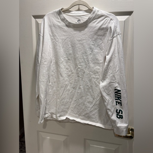 Nike SB Snake Graphic Long Sleeve Shirt White Men’s Large Skateboarding Tee - Picture 3 of 8